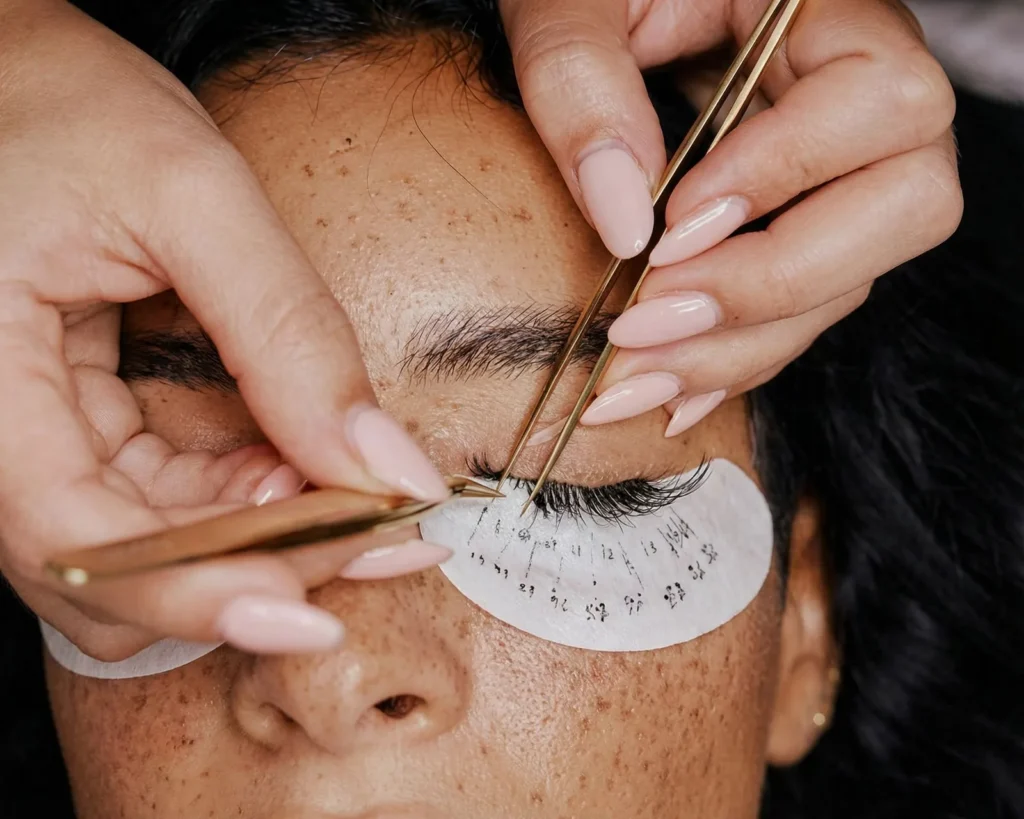 Lash lift and tint at The Aesthetics Lounge and Spa Clinton Township