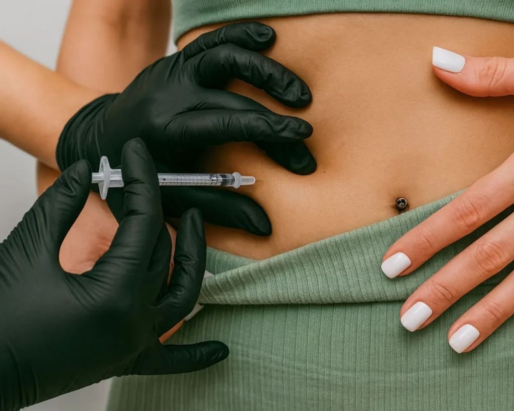 Medical weight loss injection at The Aesthetics Lounge and Spa Clinton Township