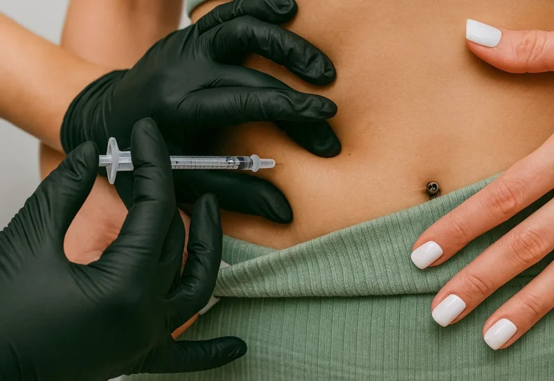 Medical weight loss injection at The Aesthetics Lounge and Spa Clinton Township